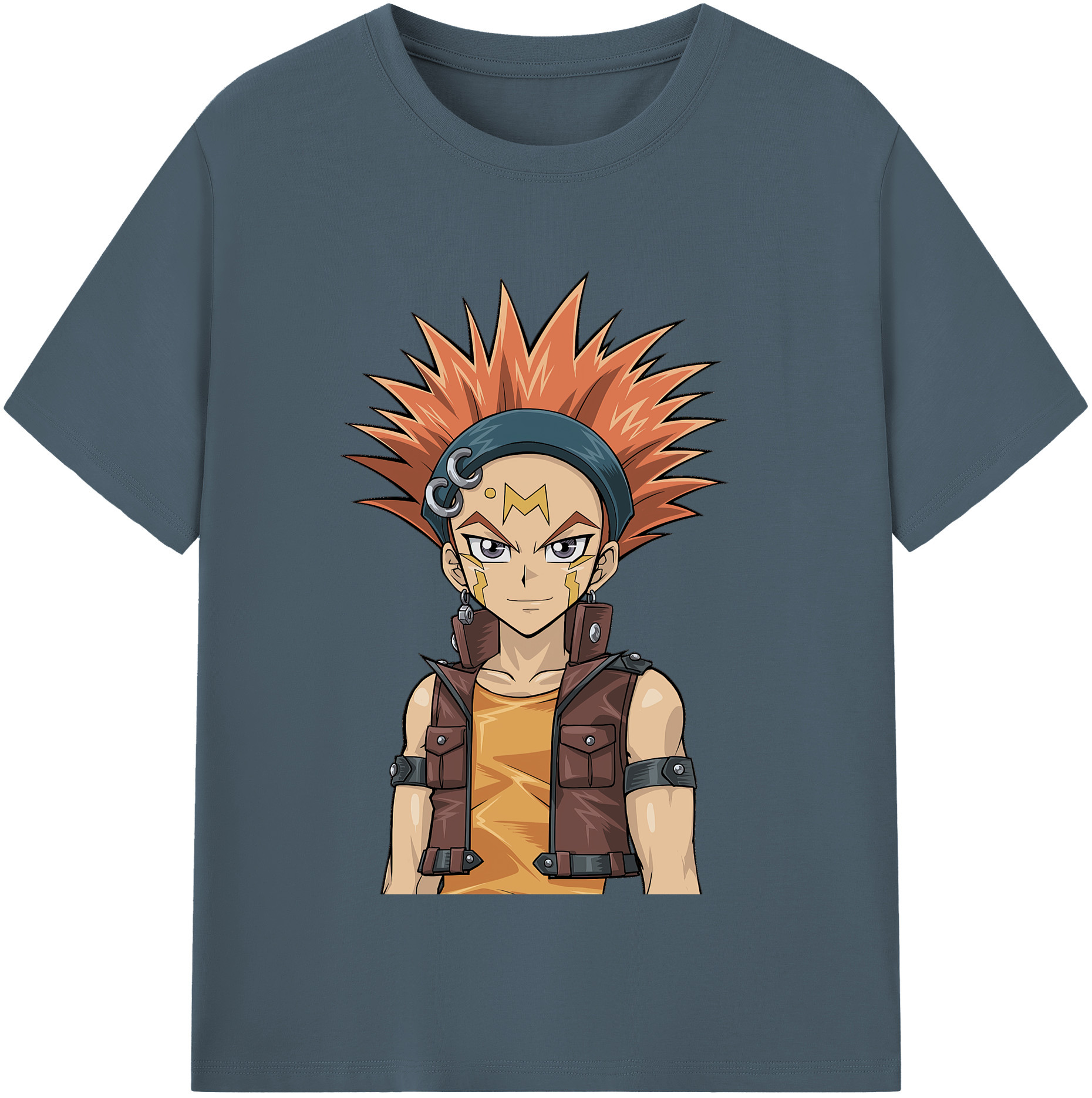 （画像用） 遊☆戯☆王 Yu-Gi-Oh! 綿100％半袖Tシャツ（フロントプリント）